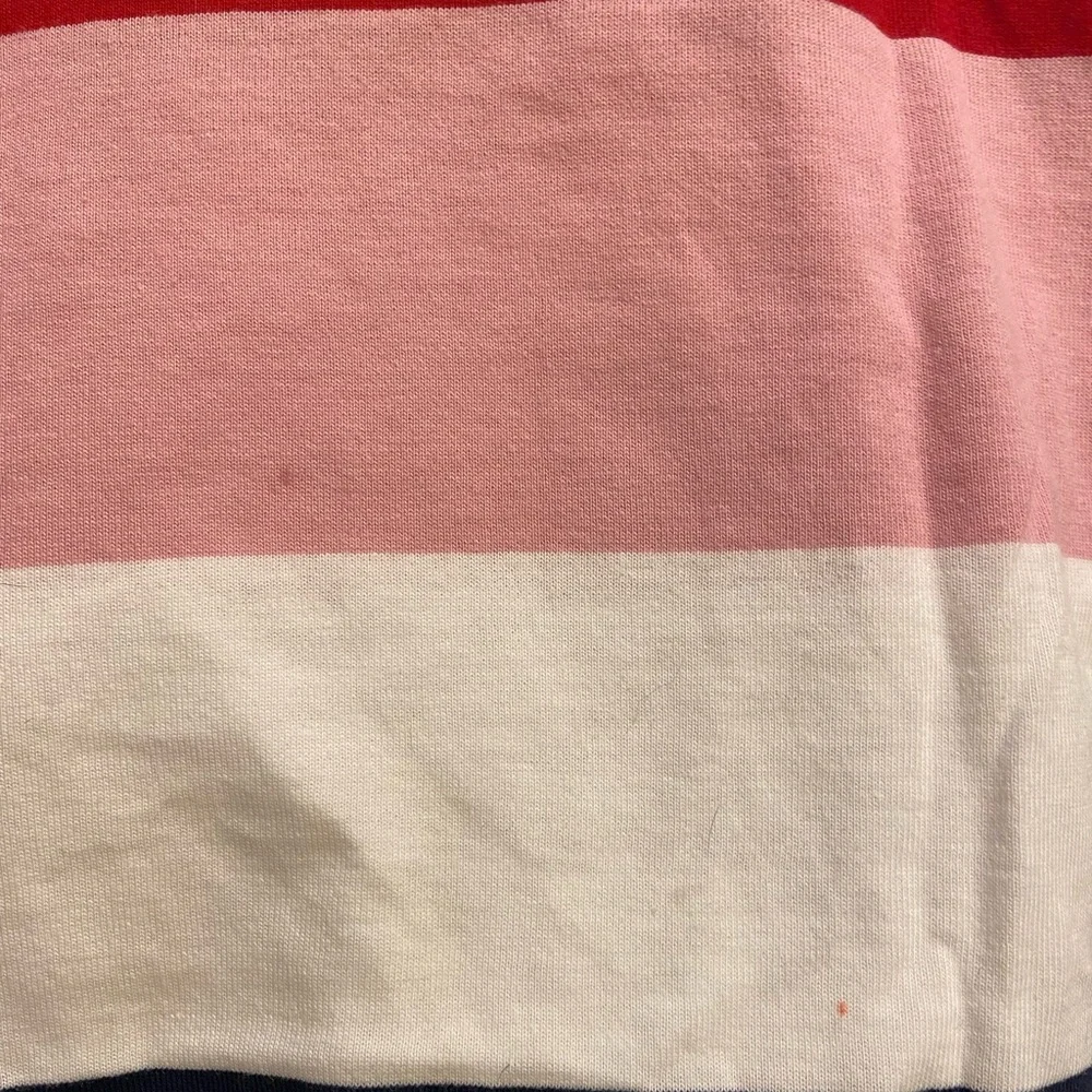 Tommy Hilfiger Pink and Red Polo Shirt dress Pre-owned Size 7/8 girls - Picture 4 of 4